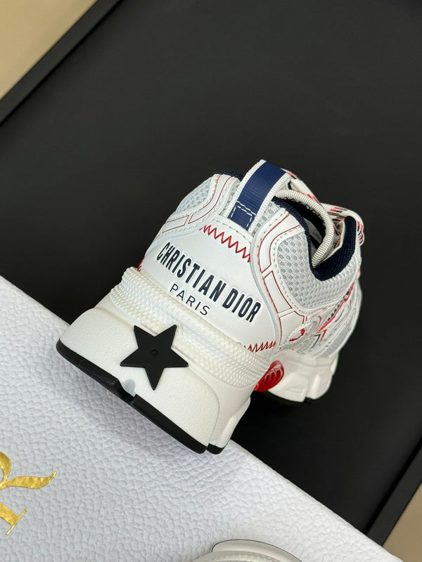 CD Chrono Sneaker Bianco Mix Tessuto a Rete Rosso 992629