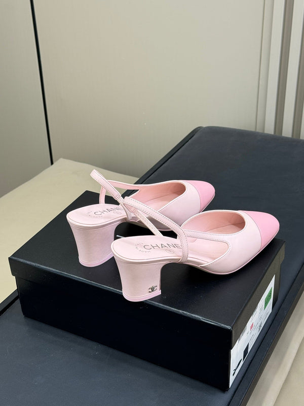 CC Classic Slingback 65 Light Pink With Pink Patent Goatskin 282288