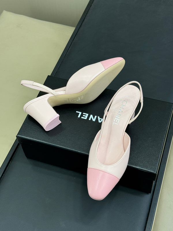CC Classic Slingback 65 Light Pink With Pink Patent Goatskin 282288