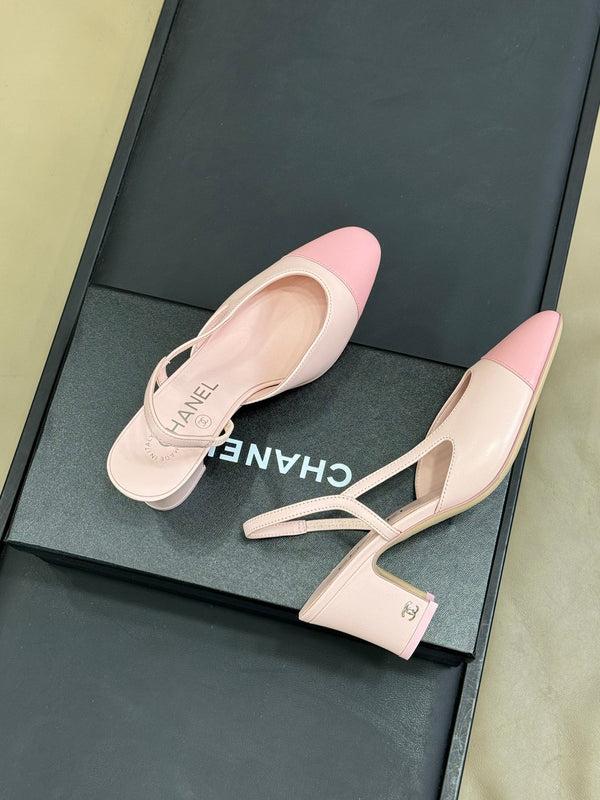 CC Classic Slingback 65 Light Pink With Pink Patent Goatskin 282288