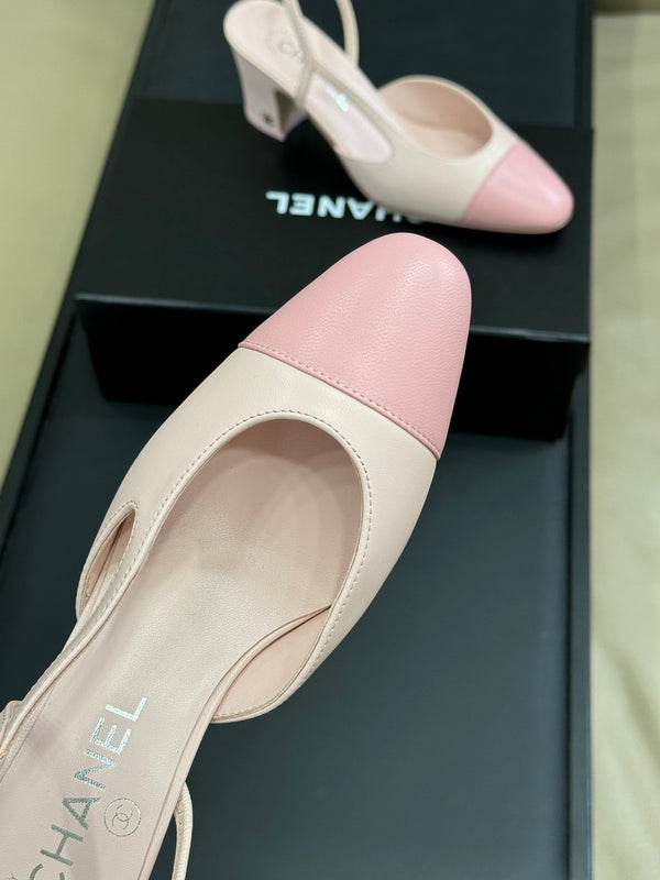 CC Classic Slingback 65 Light Pink With Pink Patent Goatskin 282288