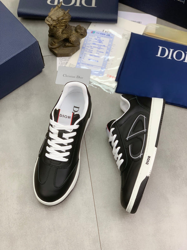 CD HOMME SNEAKERS BLACK CALFSKIN