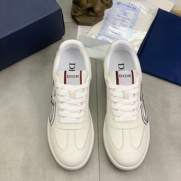 CD HOMME SNEAKERS IN PELLE DI VITELLO BIANCA