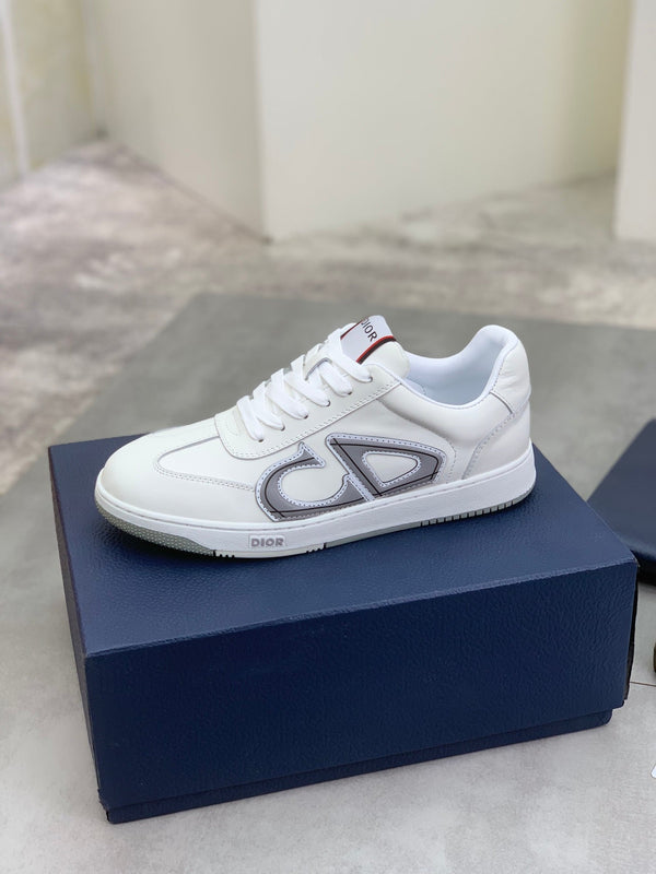 CD HOMME SNEAKERS WHITE CALFSKIN