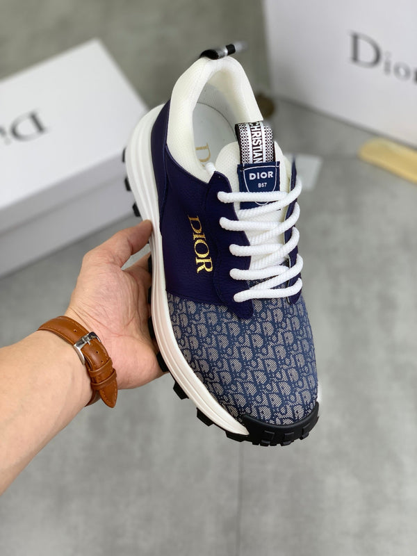 CD B24 SNEAKER NAVY AND GRAY FABRIC