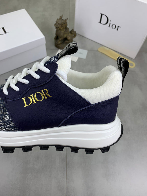 CD B24 SNEAKER NAVY AND GRAY FABRIC