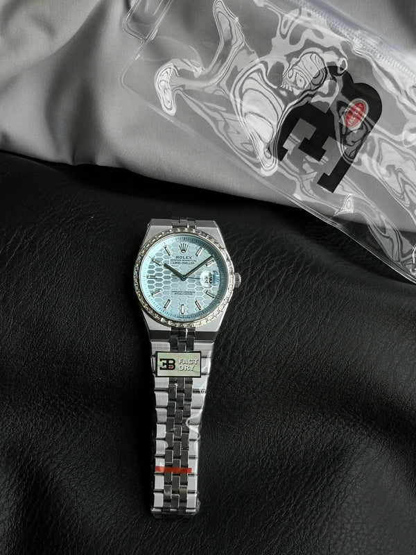 Rolex Land Dweller 40mm Silver Blue