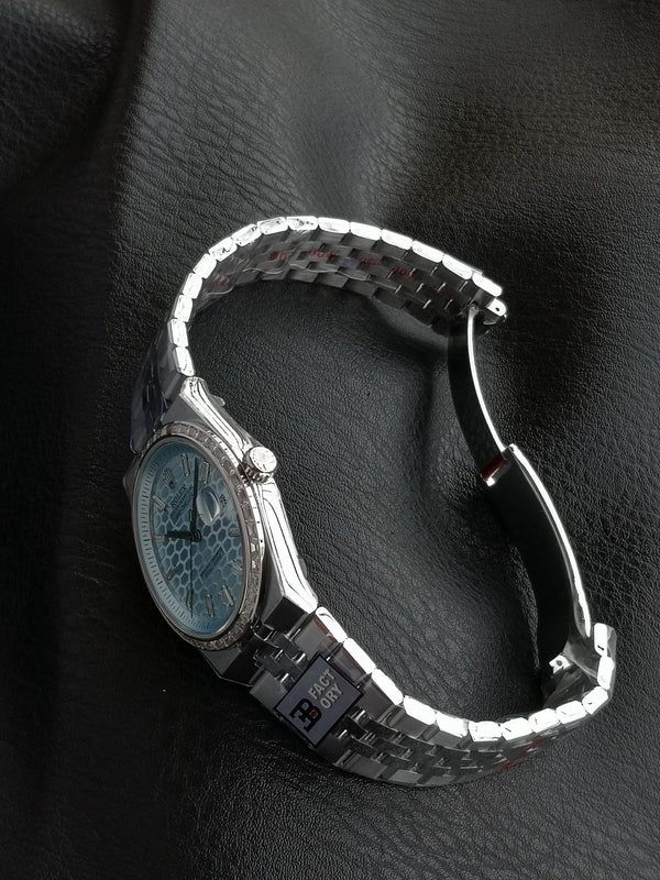 Rolex Land Dweller 40mm Silver Blue