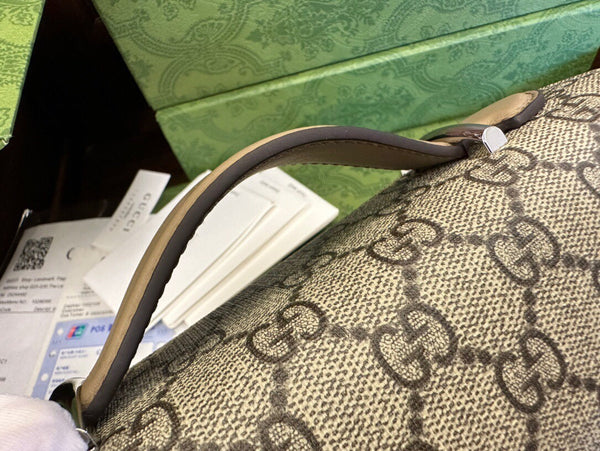 BORSA A SPALLA CLASSICA GG MINI 21 IN TELA BEIGE