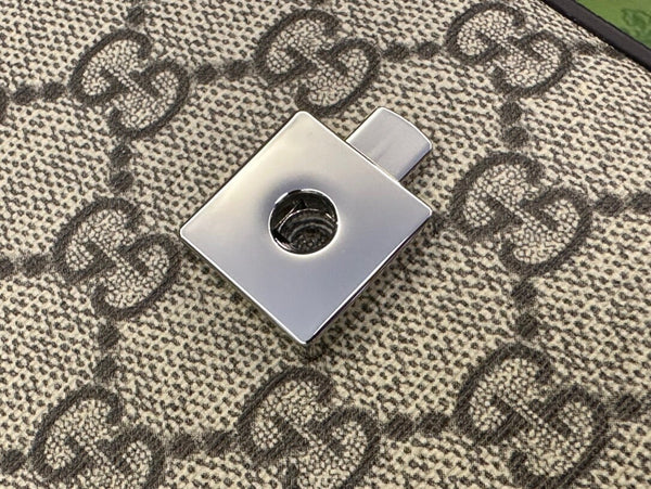 BORSA A SPALLA CLASSICA GG MINI 21 IN TELA BEIGE