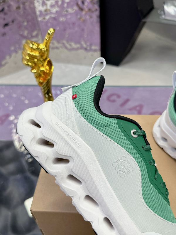 Loewe x Running Cloudtilt2.0 Sneaker White Green Calfskin