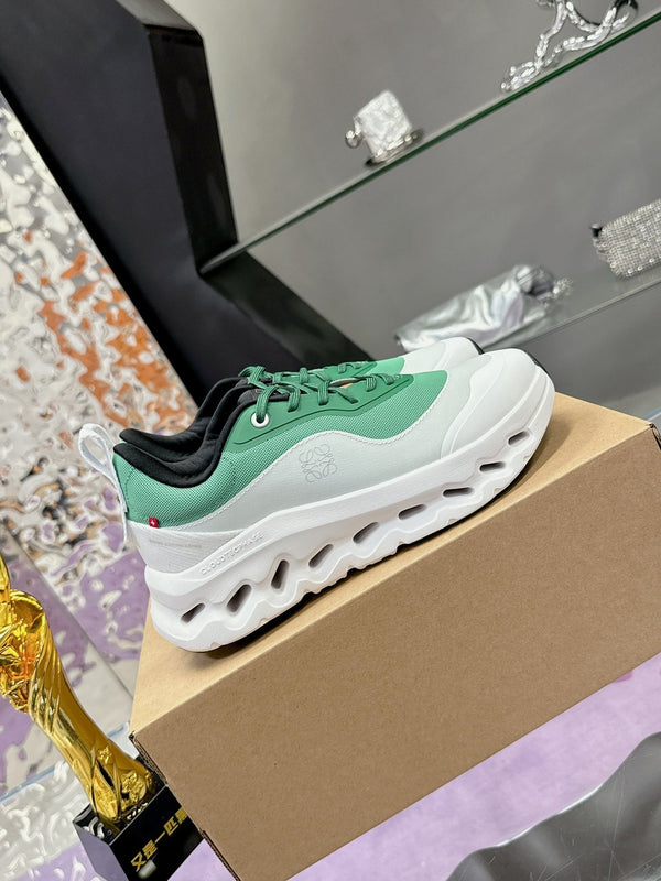 Loewe x Running Cloudtilt2.0 Sneaker White Green Calfskin