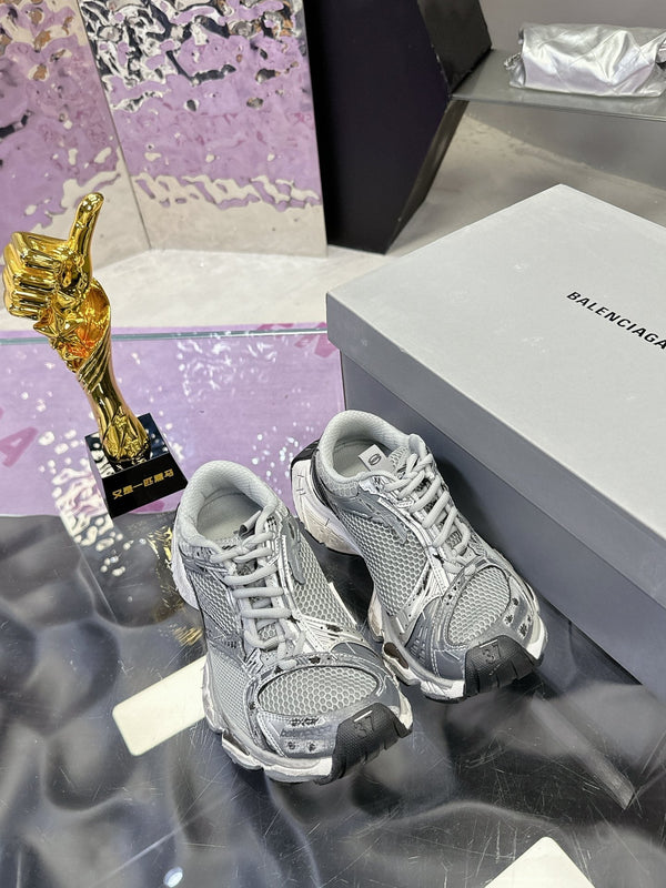 SNEAKER STAPLER IN POLIURETANO E POLIESTERE GRIGIO