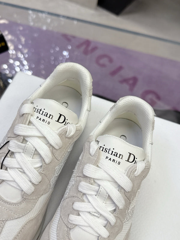 CD C'est Dior Sneaker White Mesh Suede Calfskin 546580