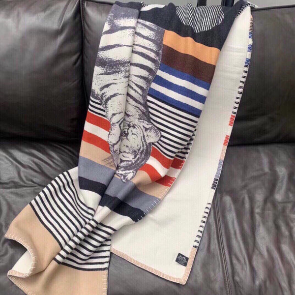 HM Tigre Bayadere Blanket Wool Cashmere