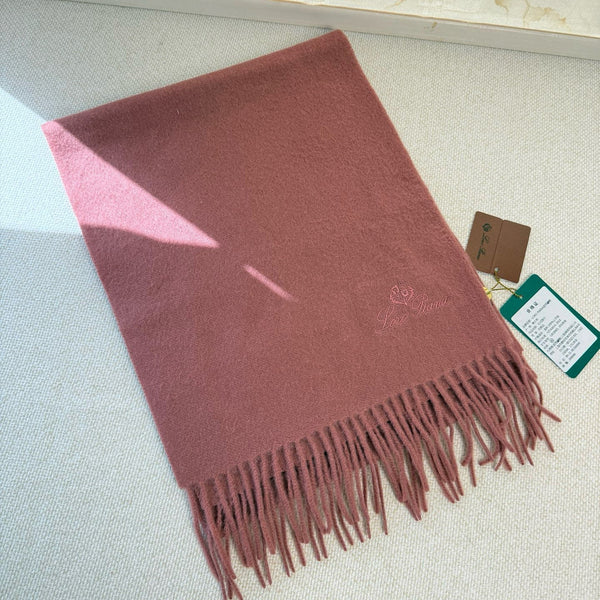 Loro Piana Long Scarf Pink Cashmere 150414