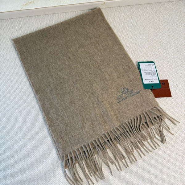 Loro Piana Long Scarf Taupe Cashmere 150415