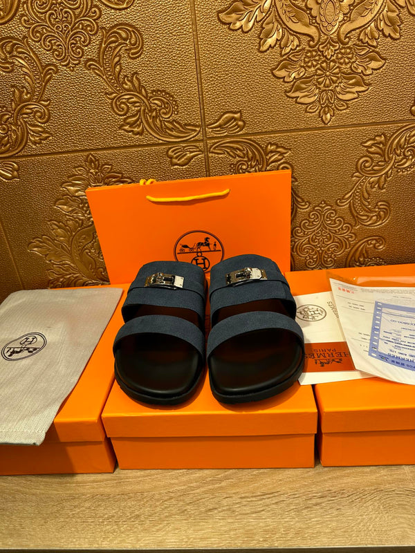 HM JACKSON SANDAL CHARCOAL SUEDE