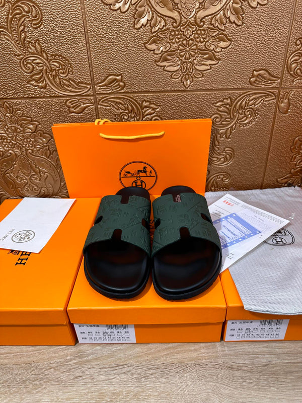 HM IZMIR SLIPPER PELLE DI VITELLO PAVONE