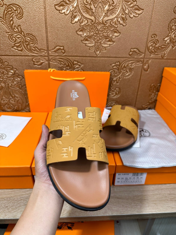 HM IZMIR SLIPPER SAFFRON CALFSKIN