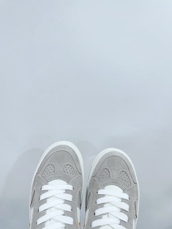 CD Star Platform Sneaker In Light Grey Suede 999870