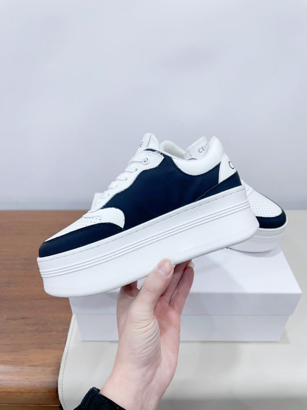 CELINE 25C Block Sneaker Black mix White Calfskin 231998