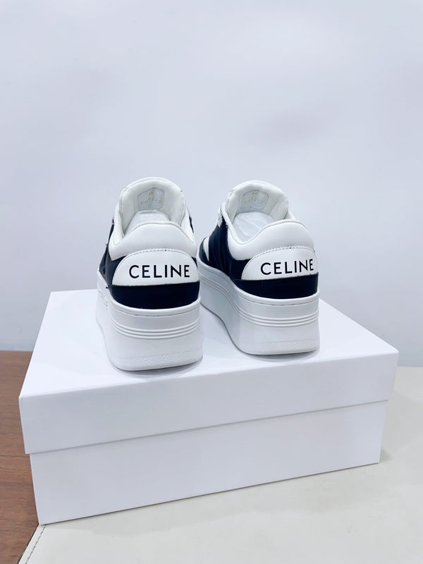CELINE 25C Block Sneaker Black mix White Calfskin 231998