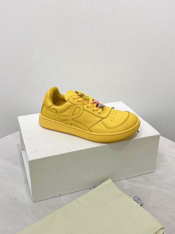 LOEW 26s Jambo Sneaker Yellow Sheepskin 675478