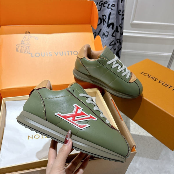 LV BUTTERSOFT Sneaker Olive Green Cowhide 476982