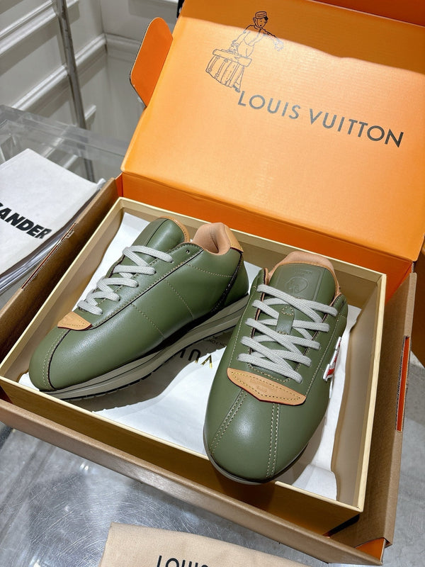 LV BUTTERSOFT Sneaker Olive Green Cowhide 476982