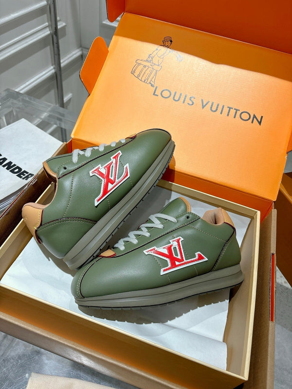 LV BUTTERSOFT Sneaker Olive Green Cowhide 476982