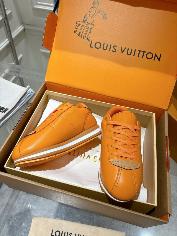 LV BUTTERSOFT Sneaker Light Brown White Cowhide 476984