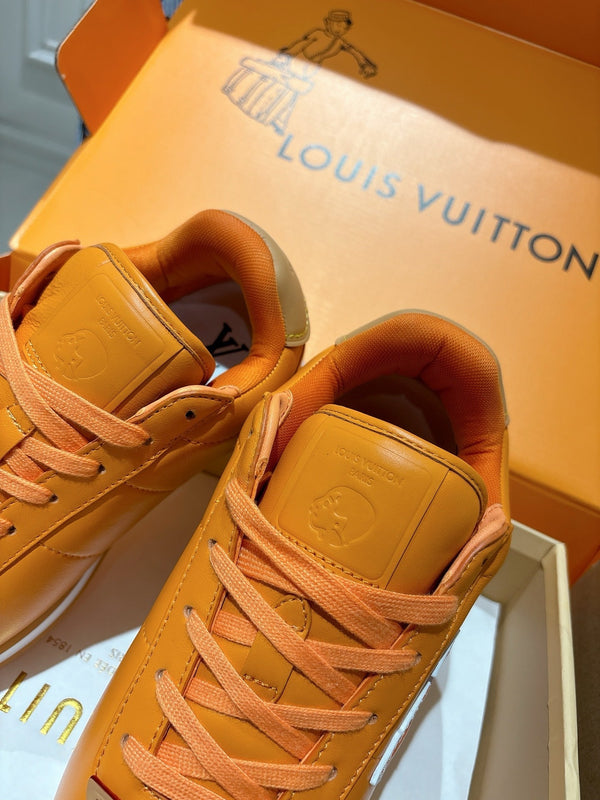 LV BUTTERSOFT Sneaker Light Brown White Cowhide 476984