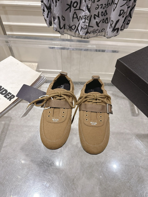 Prad 26S Low-Top Sneakers Re-Nylon Canvas Strap 148098