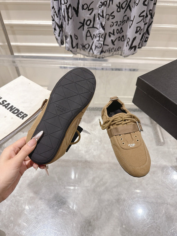 Prad 26S Low-Top Sneakers Re-Nylon Canvas Strap 148098
