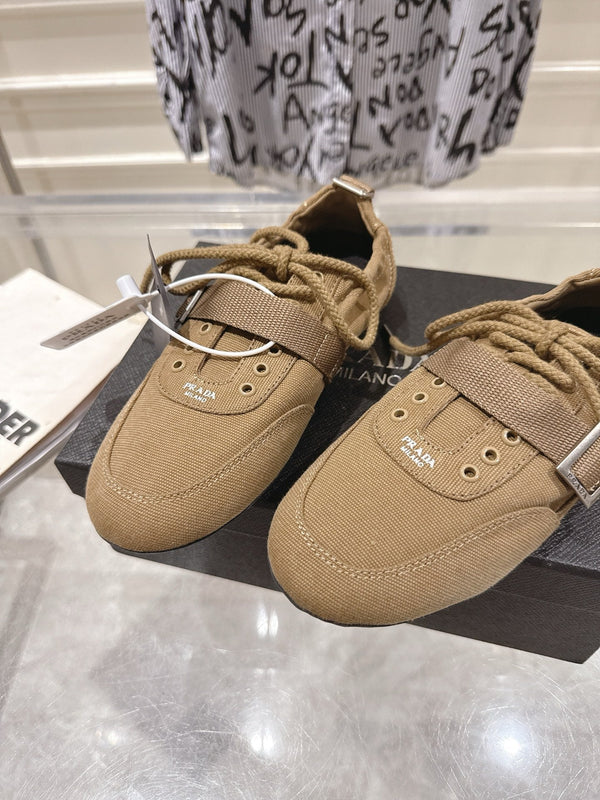 Prad 26S Low-Top Sneakers Re-Nylon Canvas Strap 148098