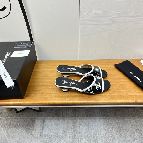 sandalo mulo 45 nero bianco pcv e vitello