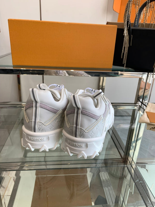 LV Rush Sneaker 40mm White Cowhide