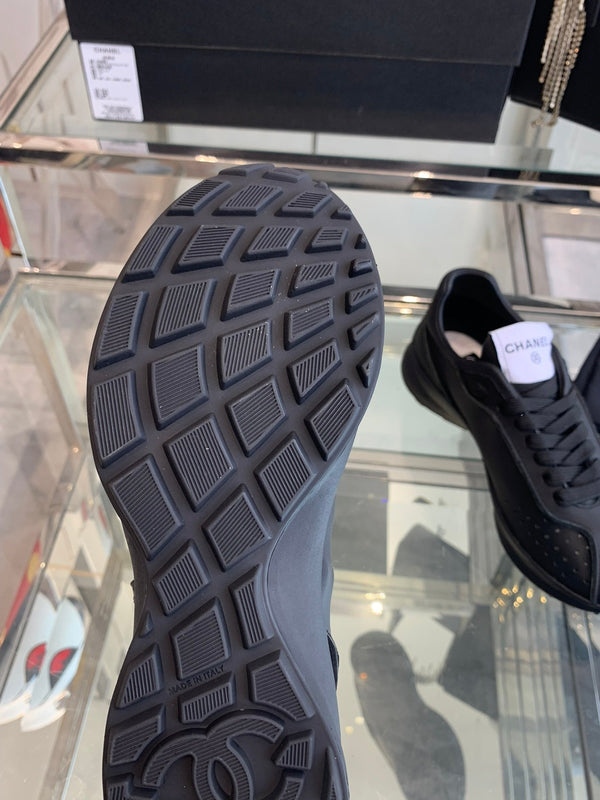 CC Sneaker Black Cowhide 204108