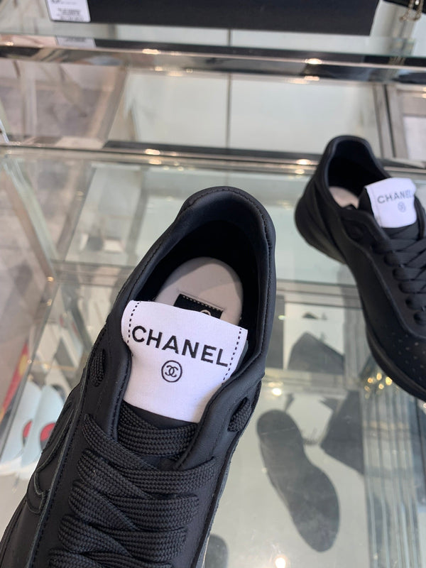 CC Sneaker Black Cowhide 204108