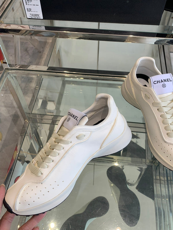 CC Sneaker White Cowhide 204110