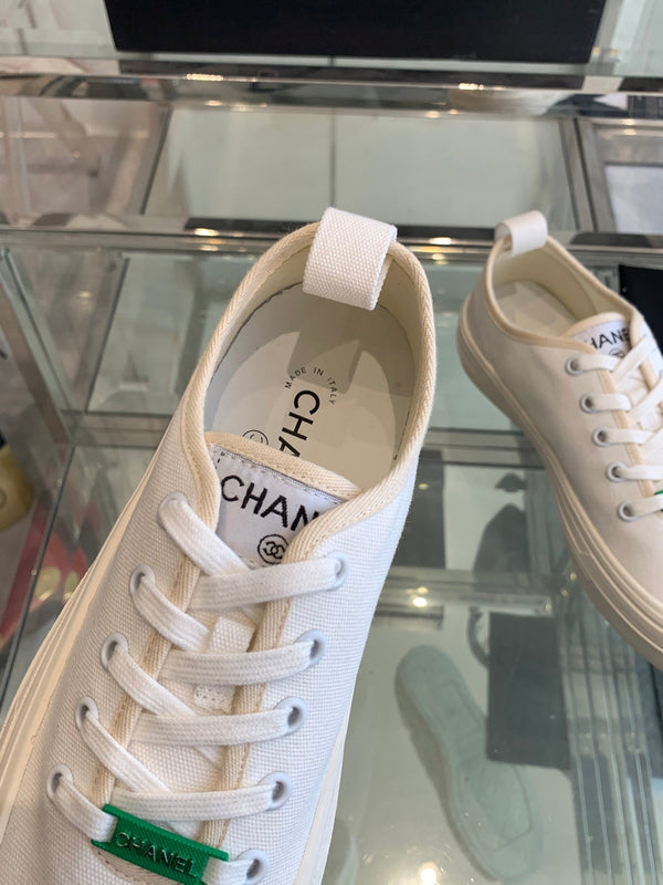 CC Sneaker White Canvas 203263