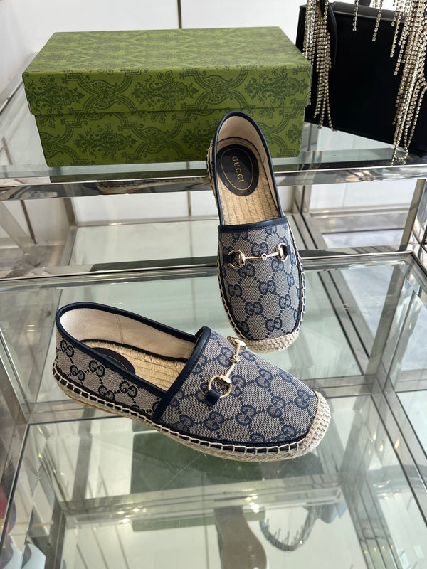 GC 2025 Espadrille With Horsebit Navy Blue Canvas 292313