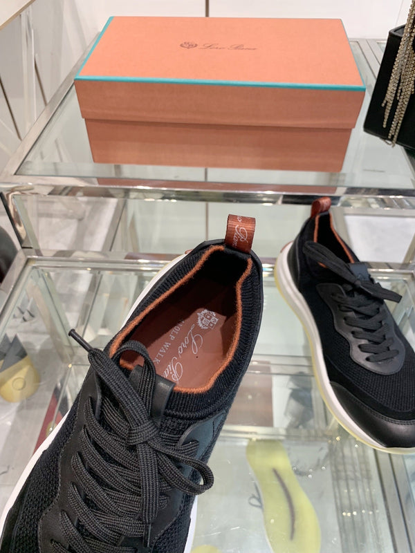 LP Flexy Walk Men's Sneaker Black Wool 307251