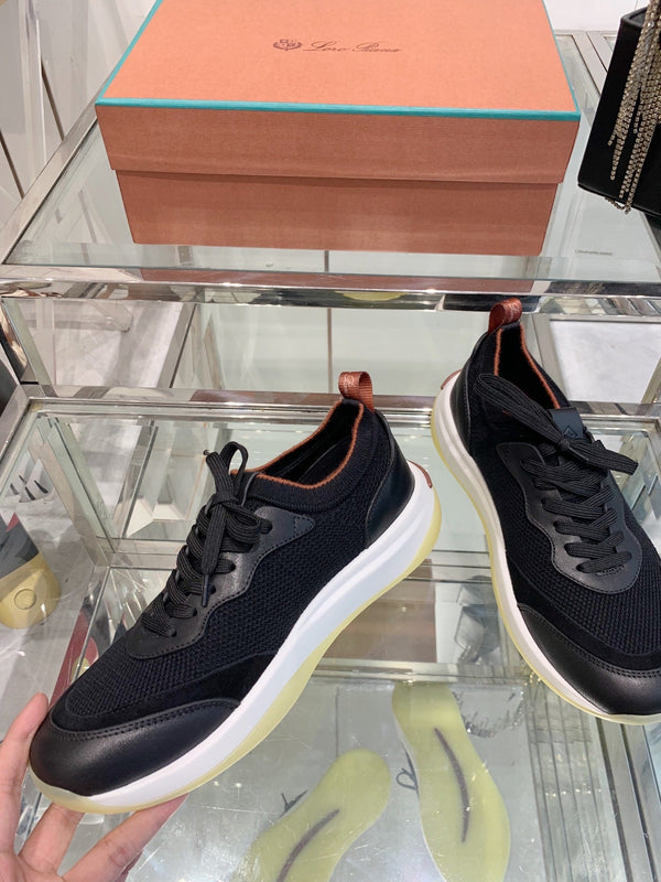 LP Flexy Walk Men's Sneaker Black Wool 307251