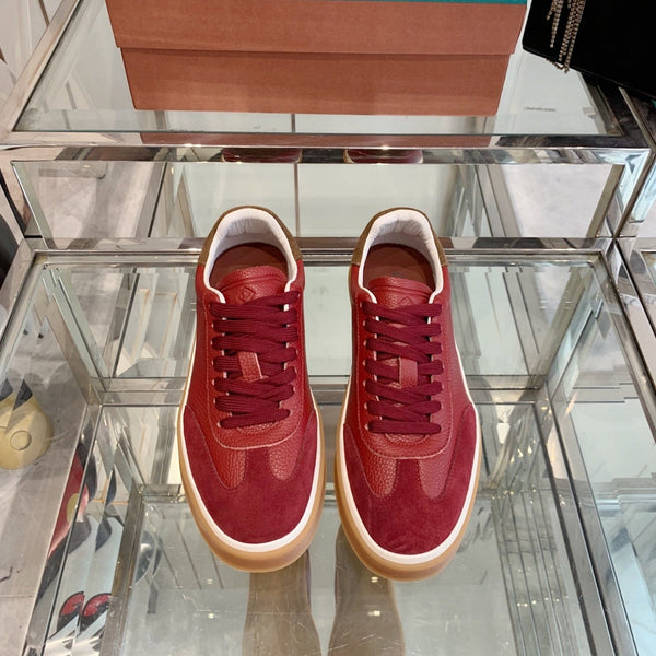 LP Tennis Walk Sneaker Red Suede 307244