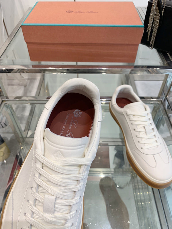 LP Tennis Walk Sneaker White Suede 307248