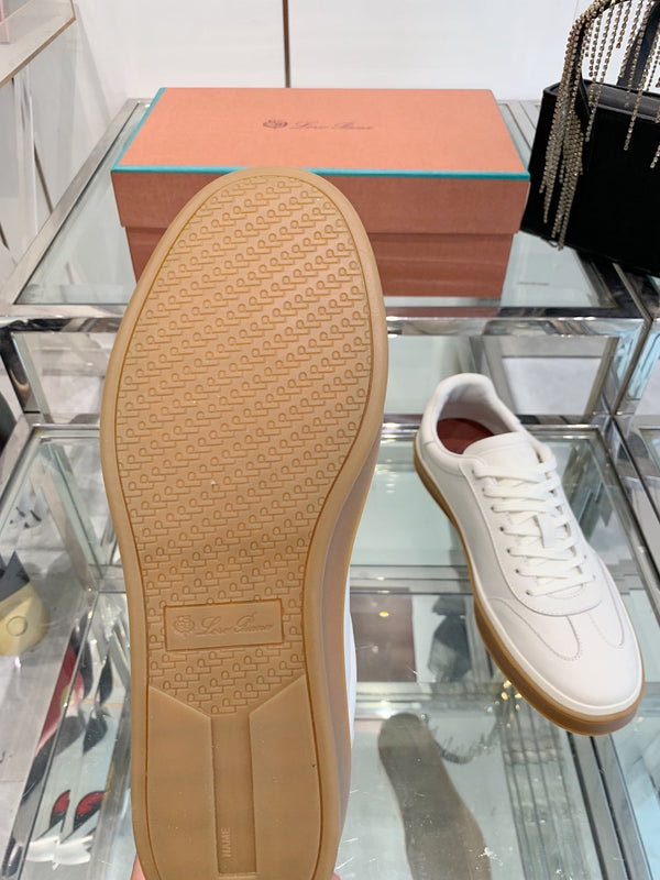 LP Tennis Walk Sneaker White Suede 307248