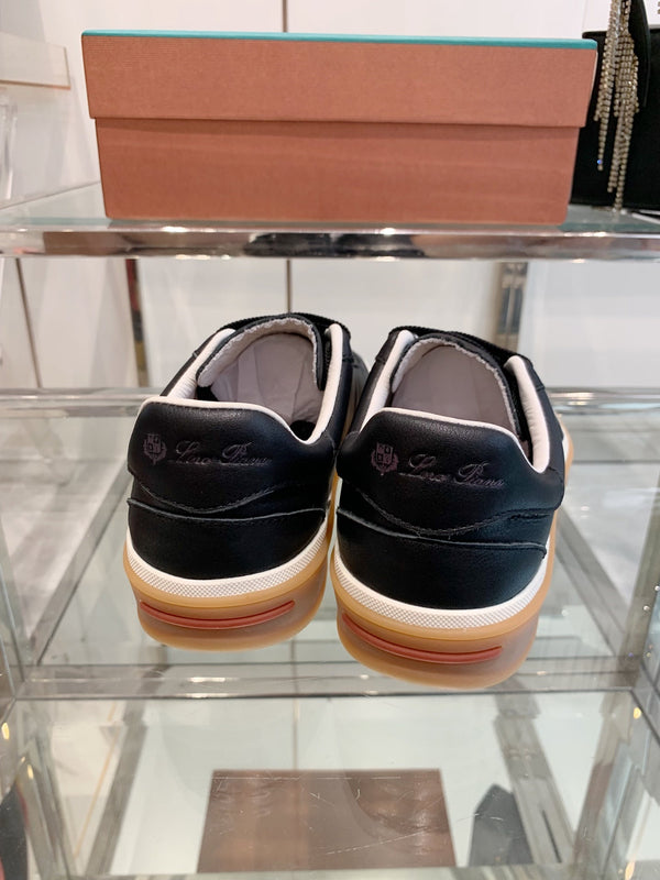 LP Tennis Walk Sneaker Black Suede 307247
