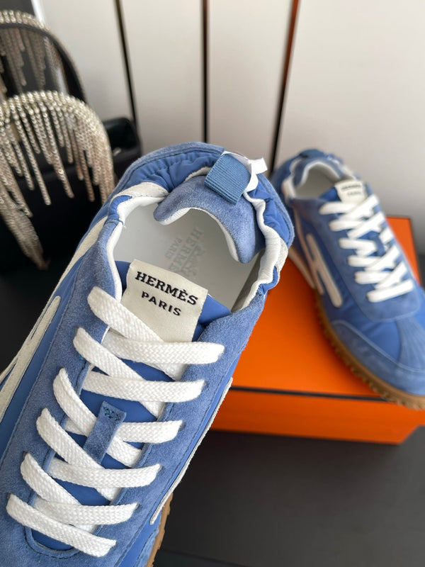 HM Jet Sneaker Blue White Suede 739996